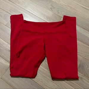 Lululemon red pants- size 6